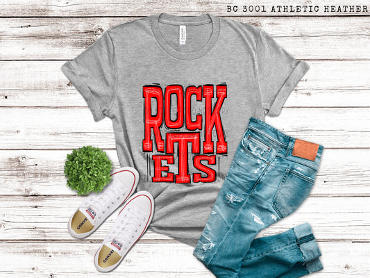 Rockets Solid Red - DTF
