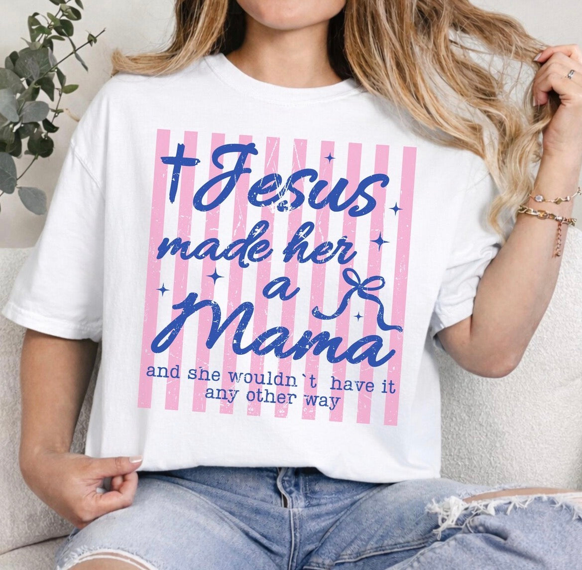 Jesus made her a mama-DTF&UV