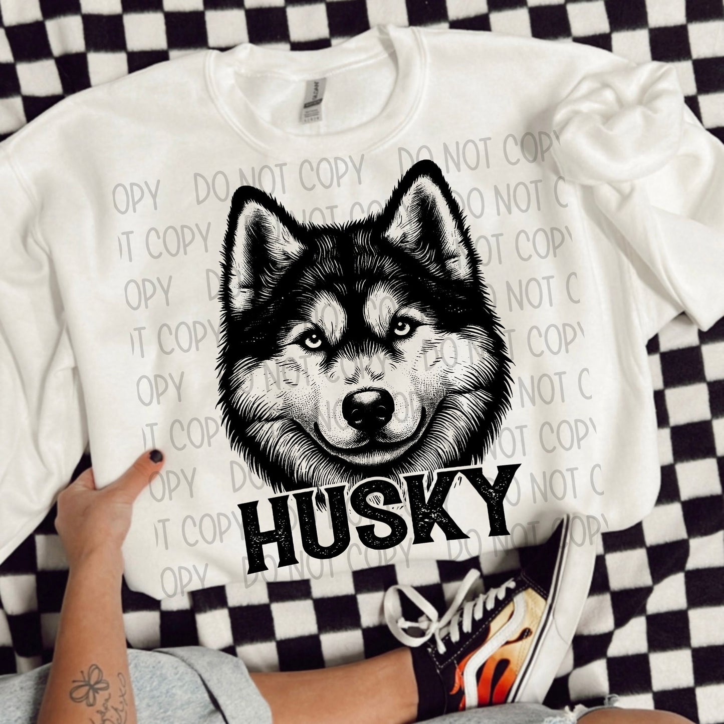 Husky Portrait - DTF