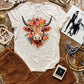 Cow floral crown-DTF
