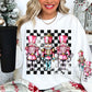 Pink Nutcracker Checkered With Sleeve -DTF