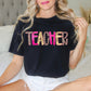 Teacher leopard gold and pink-DTF&UV