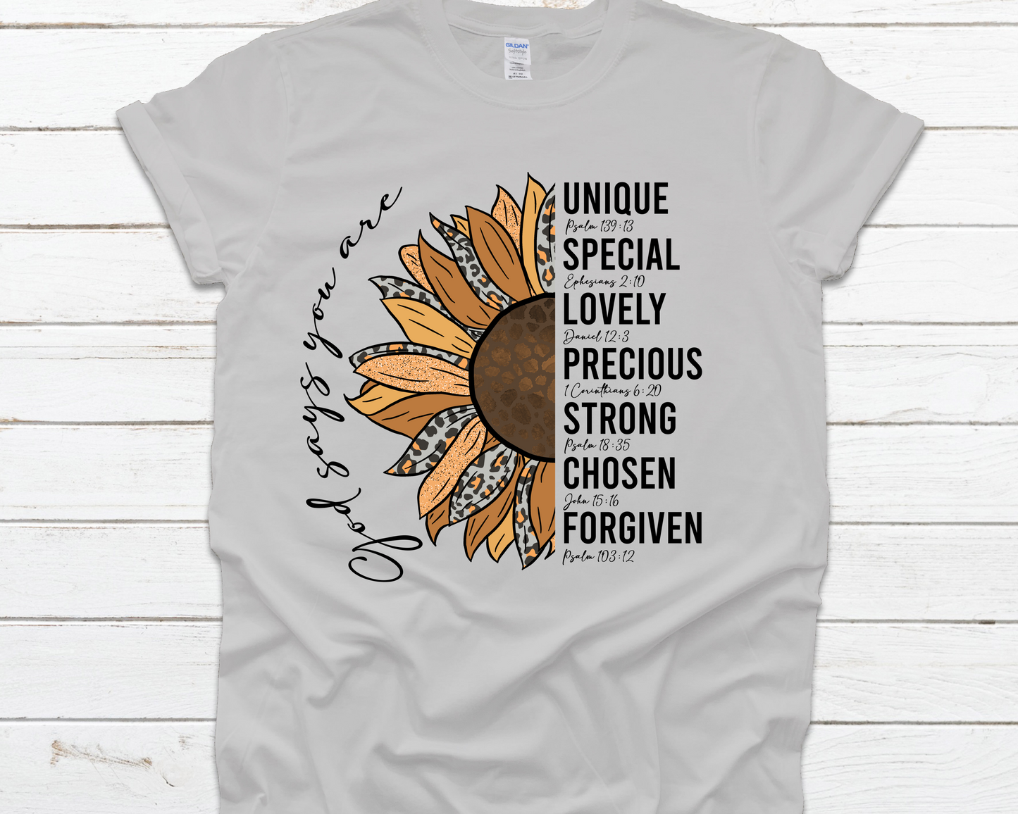 God says you are half sunflower-DTF
