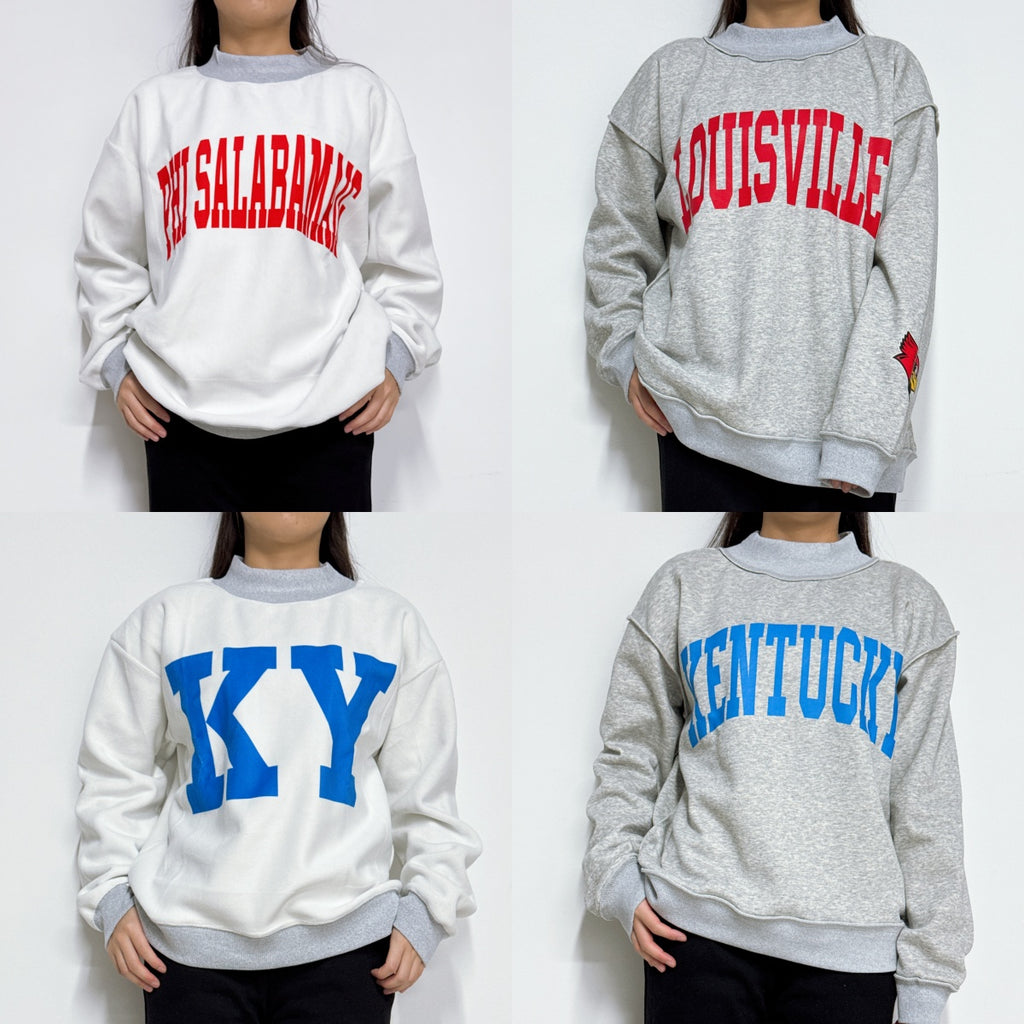 ABI Reversible Mock Neck Crew -Pre Order