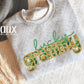 Lucky Grammy Faux Embroidery DTF