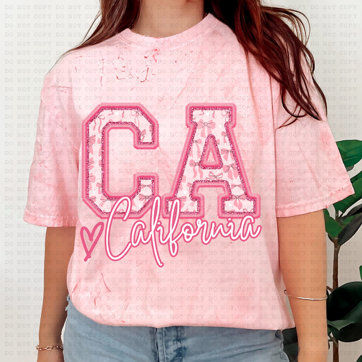 PINK COQUETTE STATES(Dropdown)-DTF