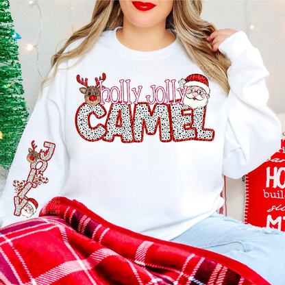 Holly Jolly Mascot Comes with Sleeve (DROPDOWN)-DTF&UV