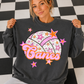 Volleyball Pink Orange Stars Mascot (Dropdown)- DTF&UV