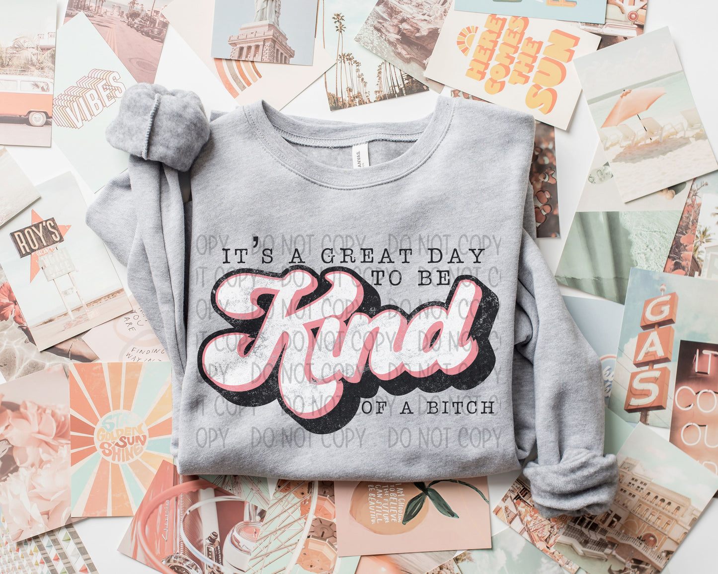 It’s A Great Day Kind Of A Bitch Pink - DTF