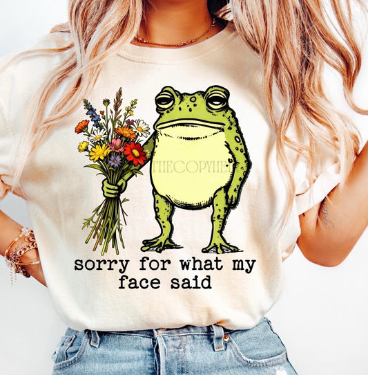 Sorry for what my face said frog- DTF&UV