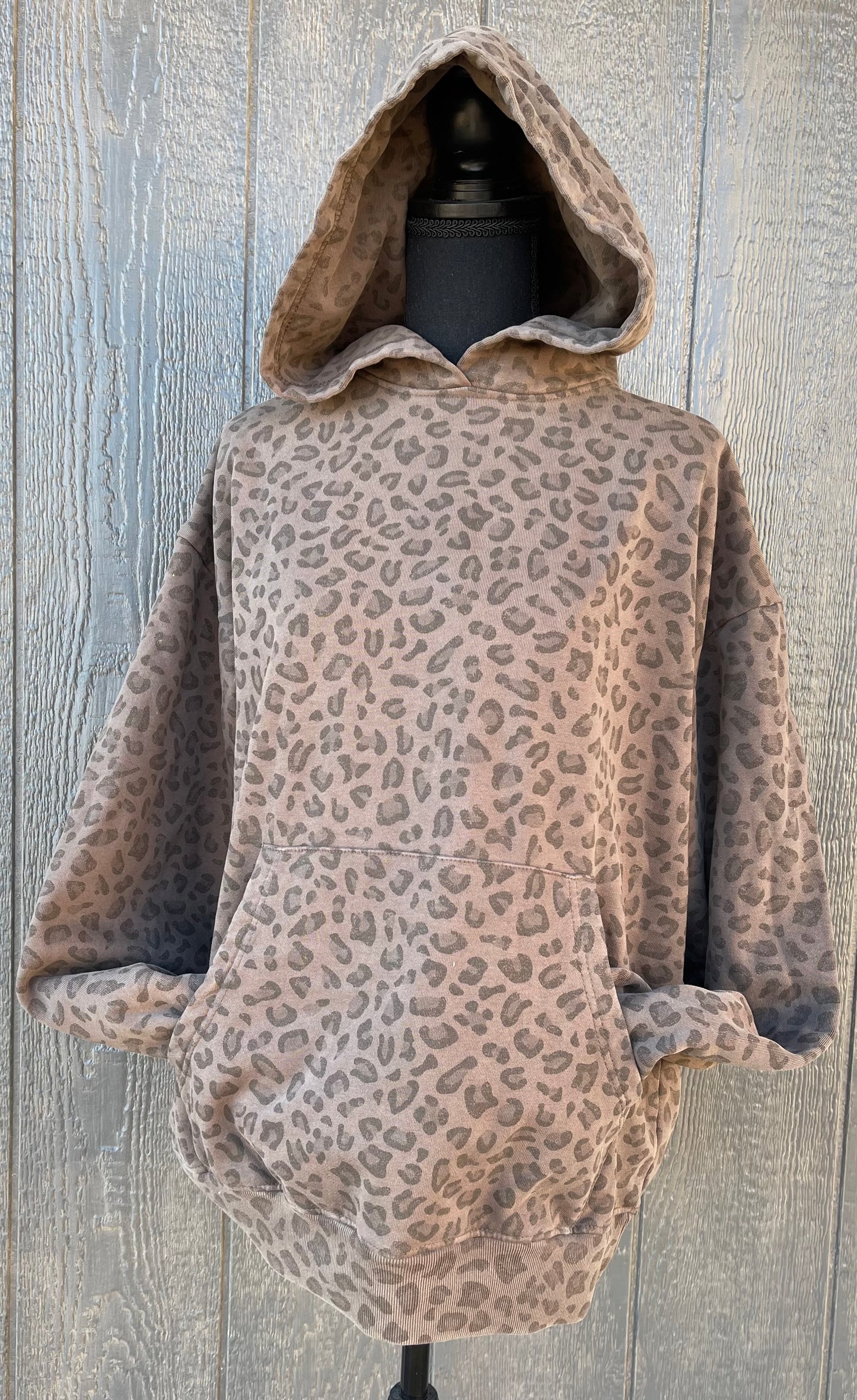 Brown Leopard Hoodie-Preorder