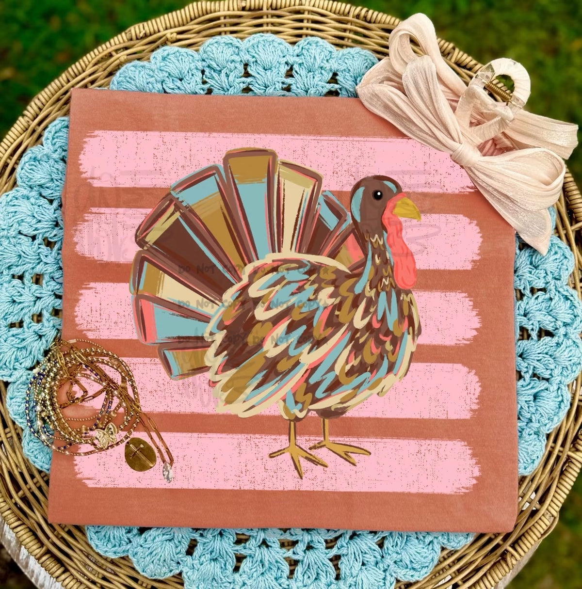 Stripes Turkey- DTF