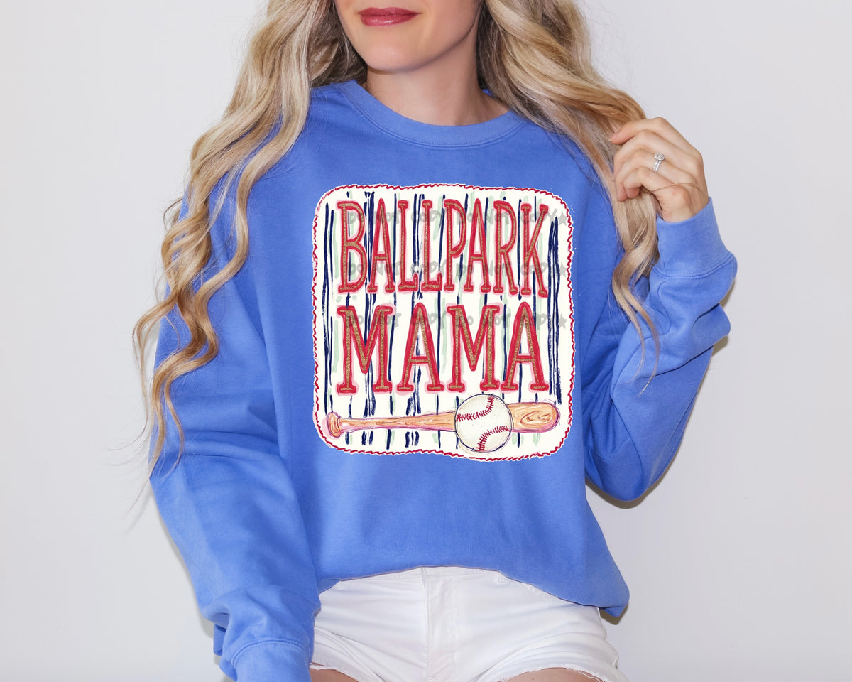 Ballpark Mama baseball -DTF&UV