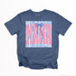 Mama pink bows blue stripes-DTF&UV