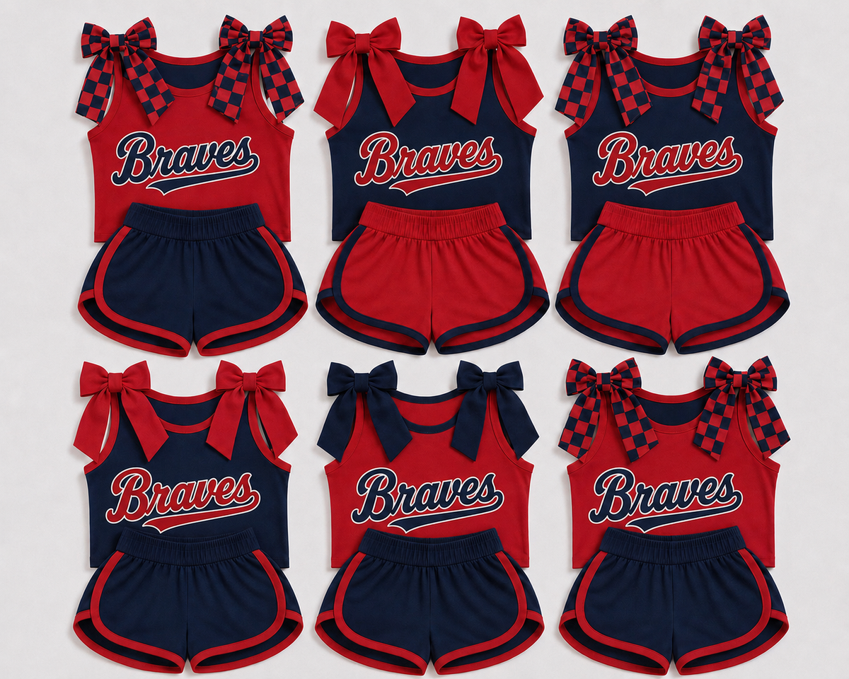 ABI Custom Bow Shirt and Shorts Set  -Pre Order