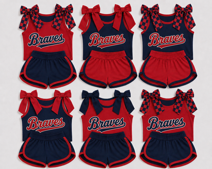 ABI Custom Bow Shirt and Shorts Set  -Pre Order