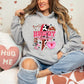 Howdy Valentine Cow Print Bolt - DTF