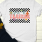 Pre-K teacher checkered-DTF