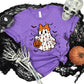 Lacey Halloween Ghost -DTF&UV