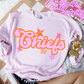 Pink Orange Stars Mascot (Dropdown)- DTF&UV