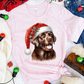 Christmas Chocolate Lab-DTF