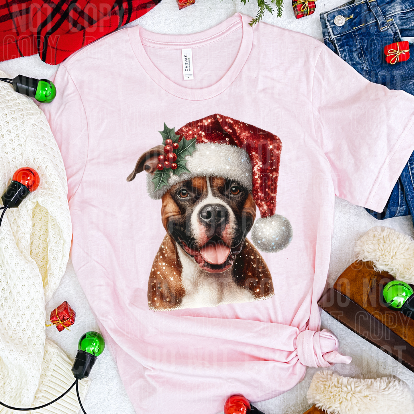 CHRISTMAS PITBULL-DTf