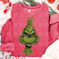 CHRISTMAS YARN SEQUINS GREEN FACE-DTF&UV