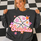 Basketball Pink Orange Stars Mascot (Dropdown)- DTF&UV