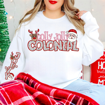 Holly Jolly Mascot Comes with Sleeve (DROPDOWN)-DTF&UV