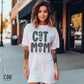 Cat Mom Blk Heart - DTF