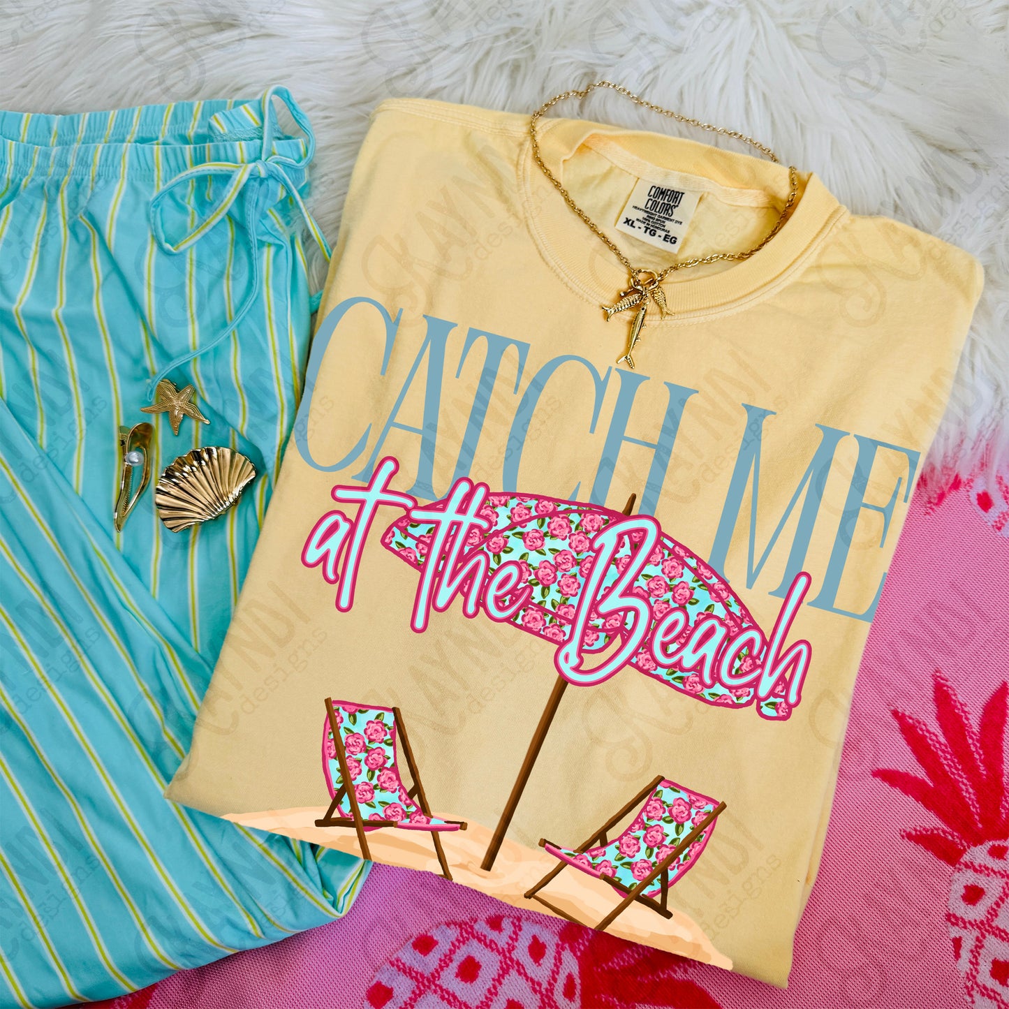 Catch me at the beach-DTF&UV
