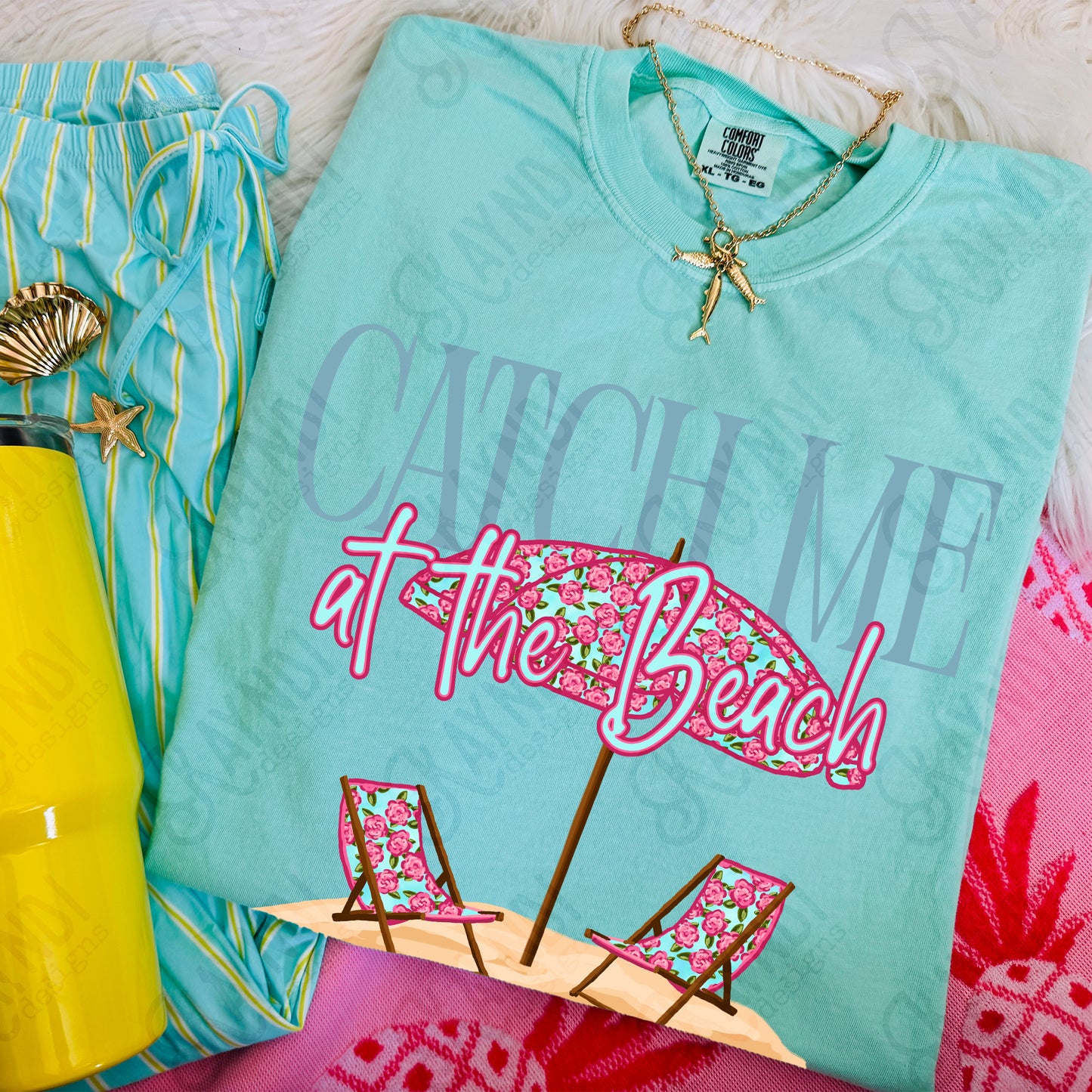 Catch me at the beach-DTF&UV