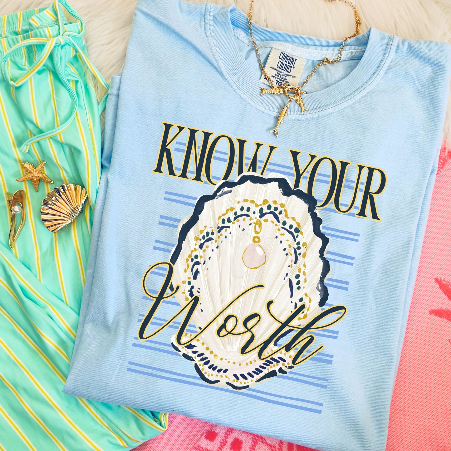 Know Your Worth Pearl -DTF&UV