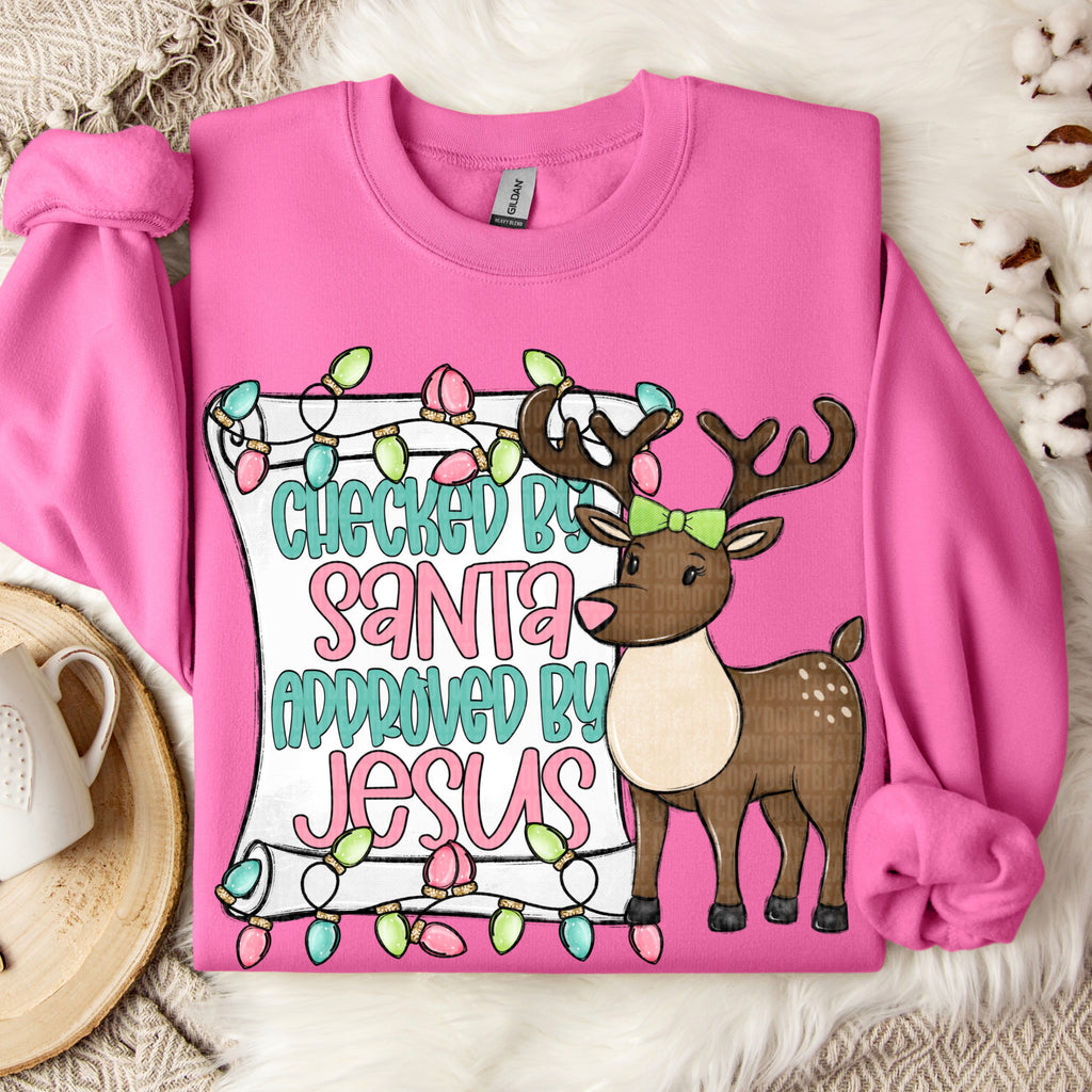CheckedbySantaApprovedbyJesus-DTF&UV