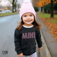 Mini Checkered Pink Faux Embroidery - DTF
