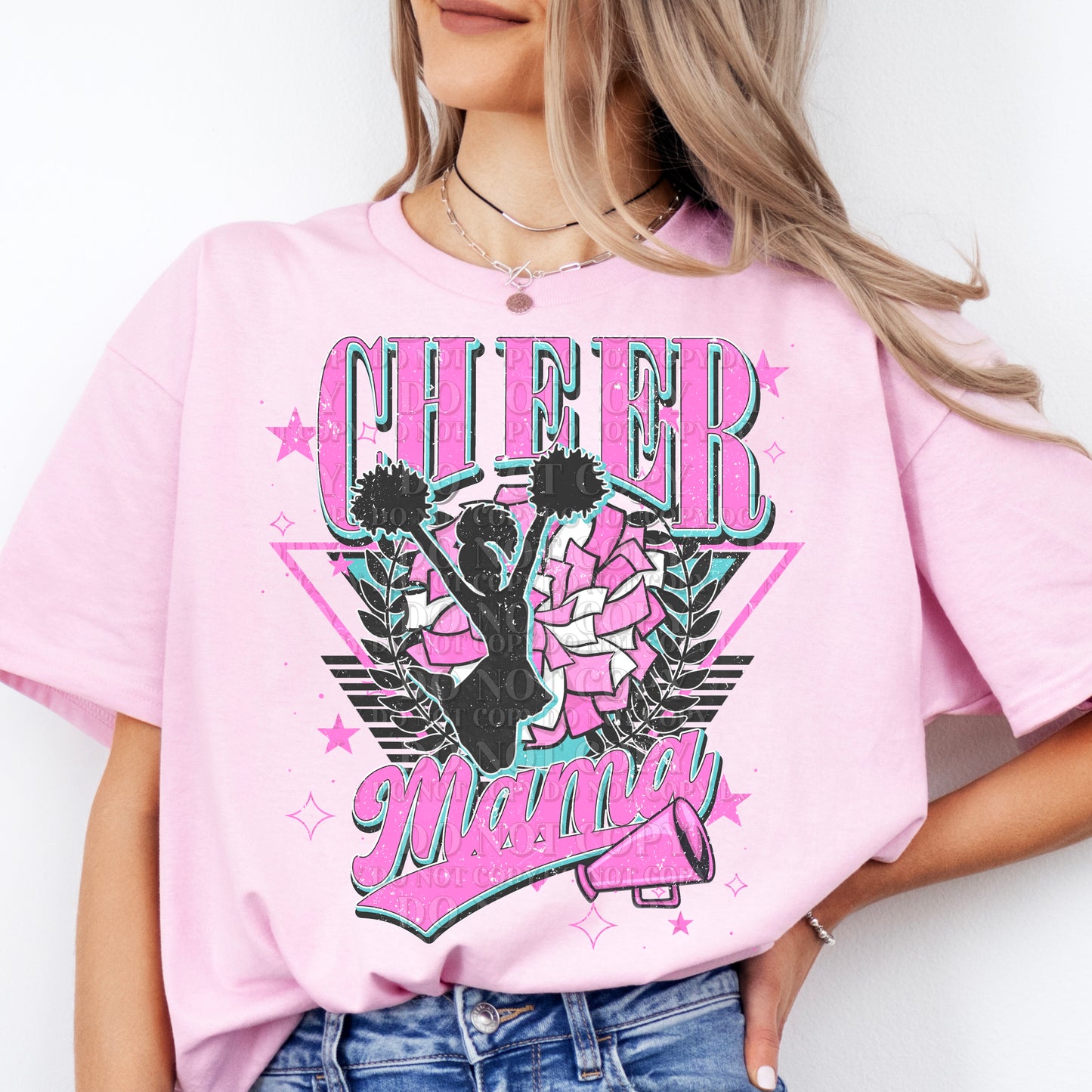 Cheer mama pink - DTF