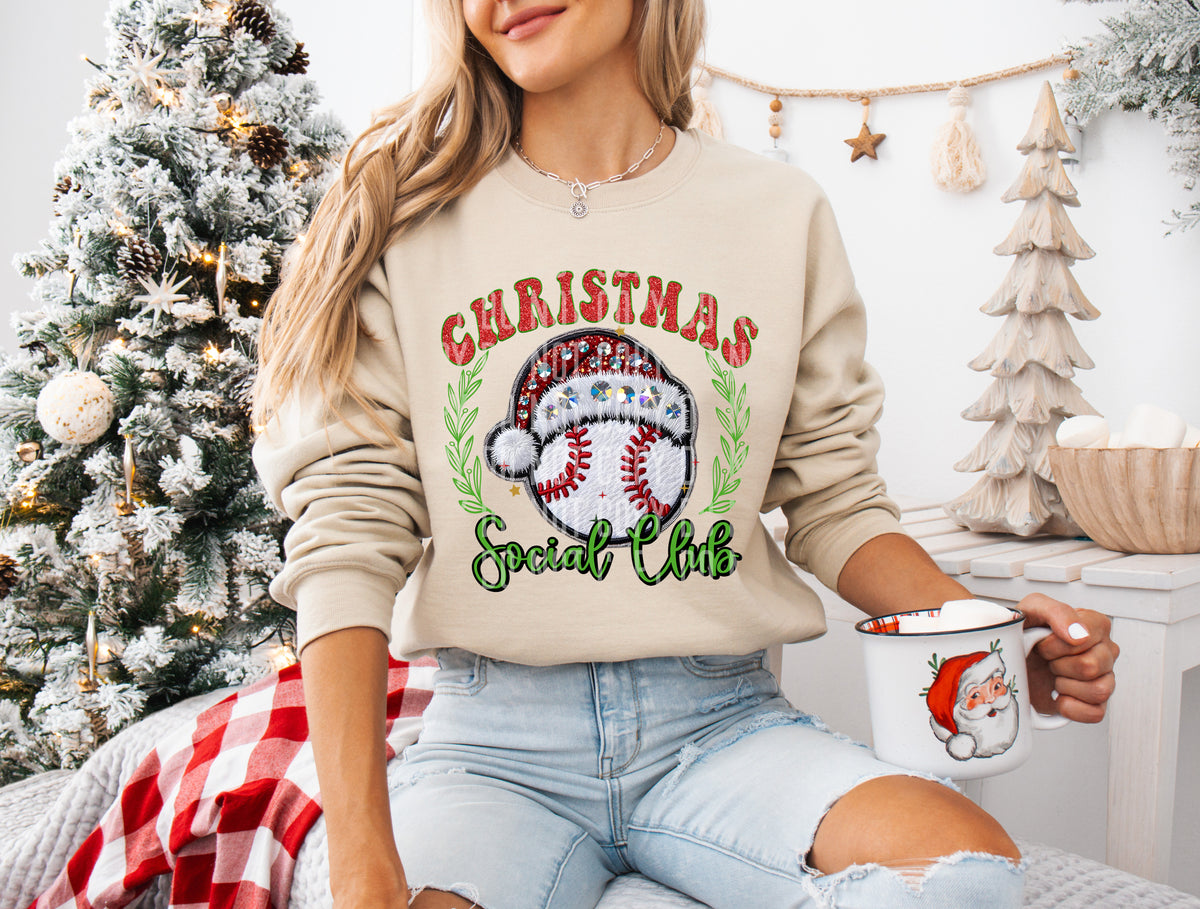 Christmas Social Club Sports (dropdown)-DTF