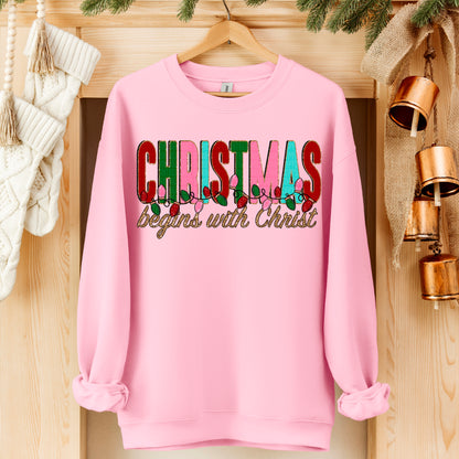 Christmas begins with Christ-DTF&UV