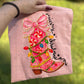 Christmas boot no glitter  -DTF&UV