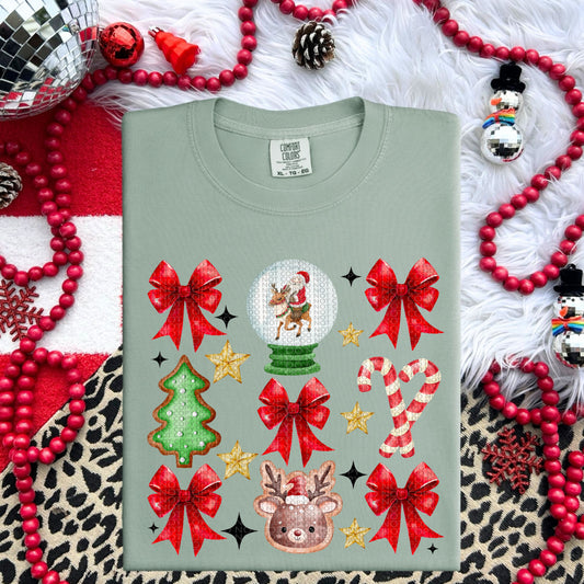 Christmas coquette collage-DTF