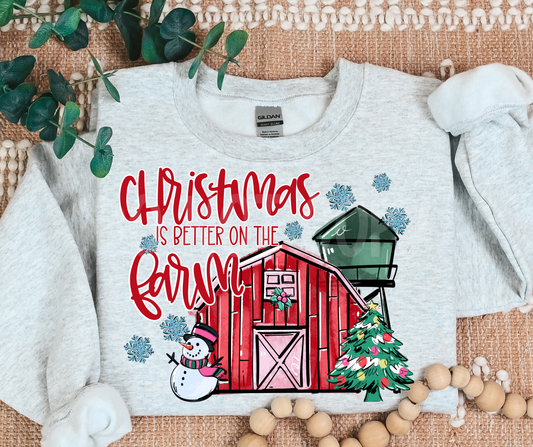 Christmas is Better on the Farm-DTF&UV