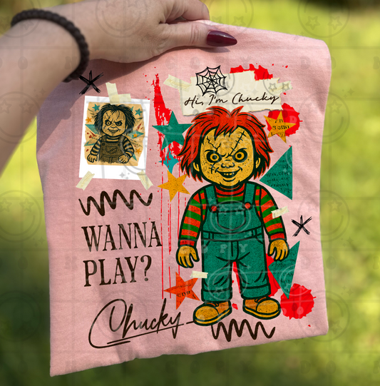 Chucky vintage collage -DTF&UV