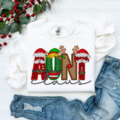Claus Names (All names in this listing- dropdown)-DTF