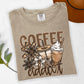 Coffee Addict leopard flower- DTF&UV