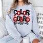 Color guard mama blk red FRONT-DTF