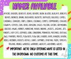 Neon Star Mascots (Dropdown)-DTF