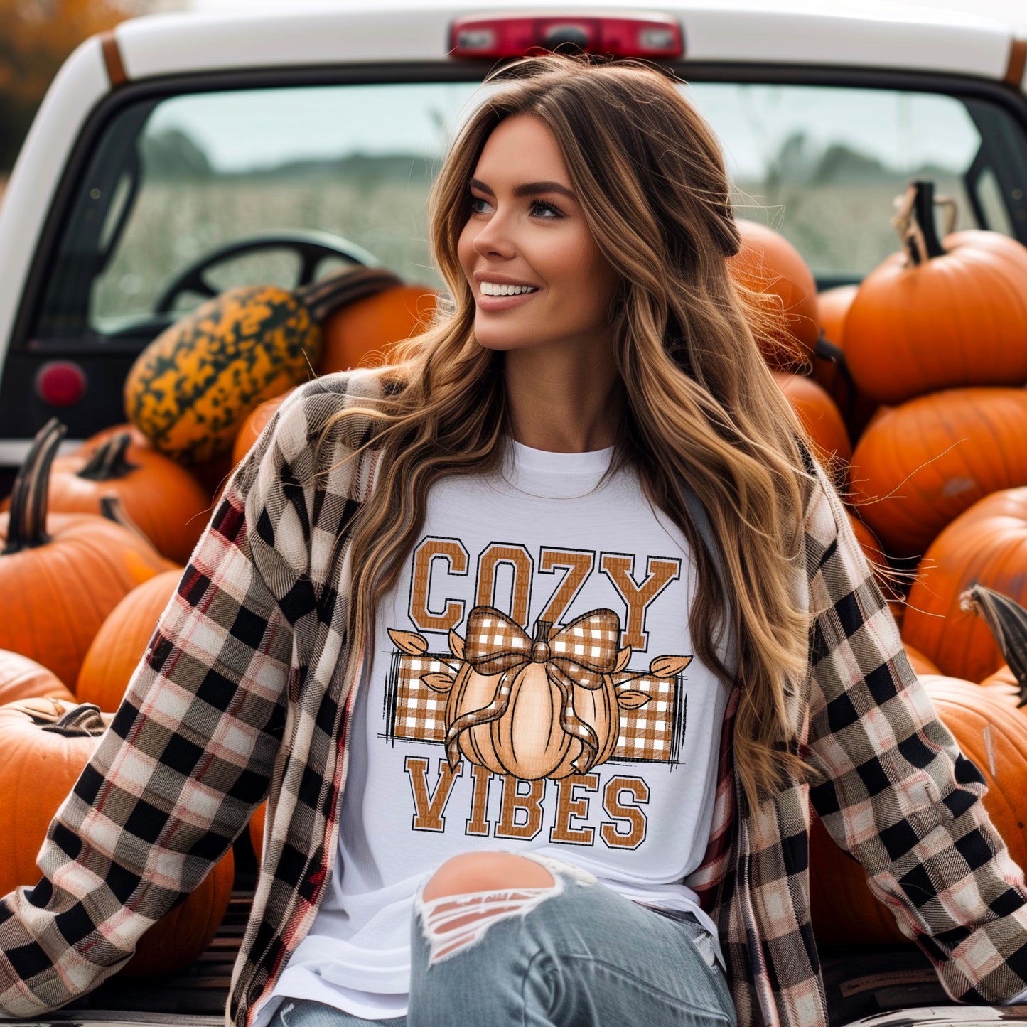 Cozy Vibes Pumpkin-DTF