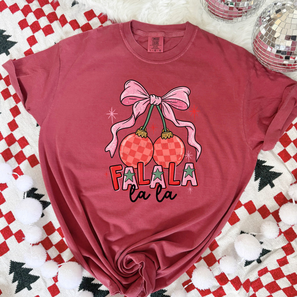 Fa la la ornament-DTF