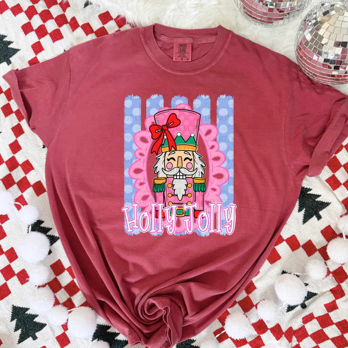 Holly Jolly nutcracker 1 -DTF
