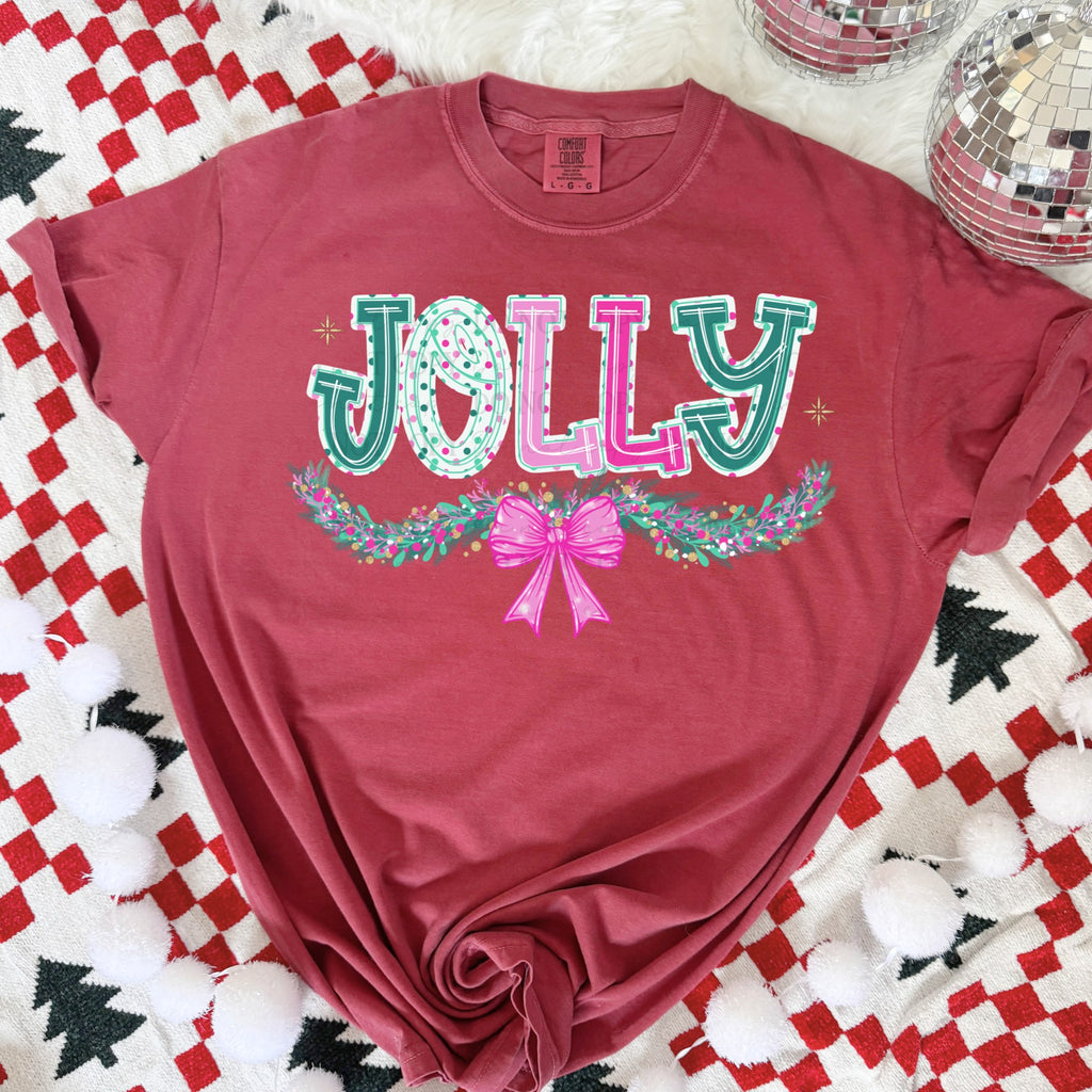 Jolly Garland with bow-DTF